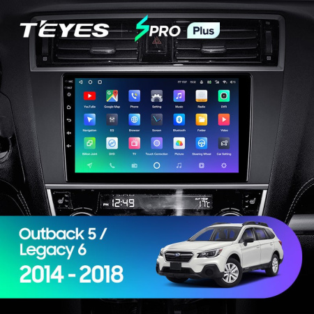 Штатная магнитола Teyes SPRO Plus 4/64 Subaru Legacy 6 (2014-2017)