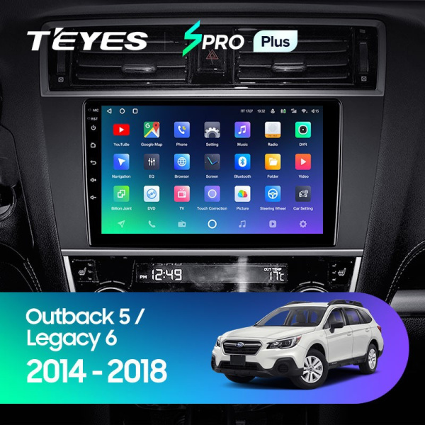 Штатная магнитола Teyes SPRO Plus 4/64 Subaru Legacy 6 (2014-2017)