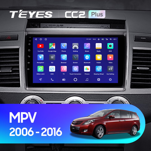 Штатная магнитола Teyes CC2 4+32G для MPV 2006-2016