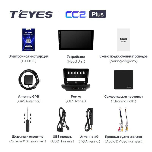 Штатная магнитола Teyes CC2 4+32G для Kia CEED 3 2018-2022