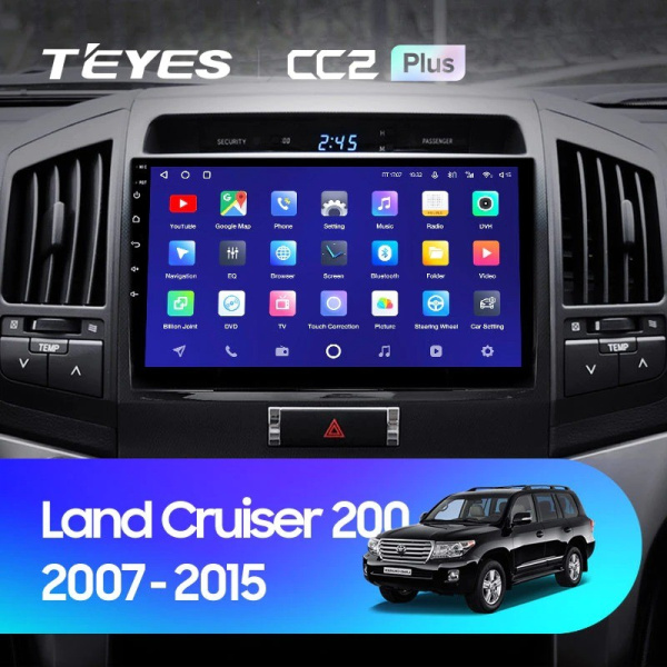 Штатная магнитола Teyes CC2 Plus 3/32 Toyota Land Cruiser 11 200 (2007-2015)