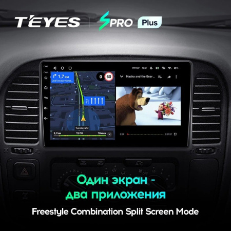 Штатная магнитола Teyes SPRO Plus 6/128 Toyota Land Cruiser 10 J100 100 (1998-2007)