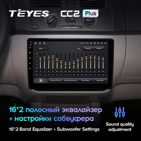 Штатная магнитола Teyes CC2 Plus 3/32 Skoda Yeti (2009-2015)