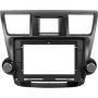 Штатная рамка (без дисплея) Teyes для  Toyota Highlander 2 XU40  (F1)  (10 inch)  2007-2013 (Для экрана 10.2")