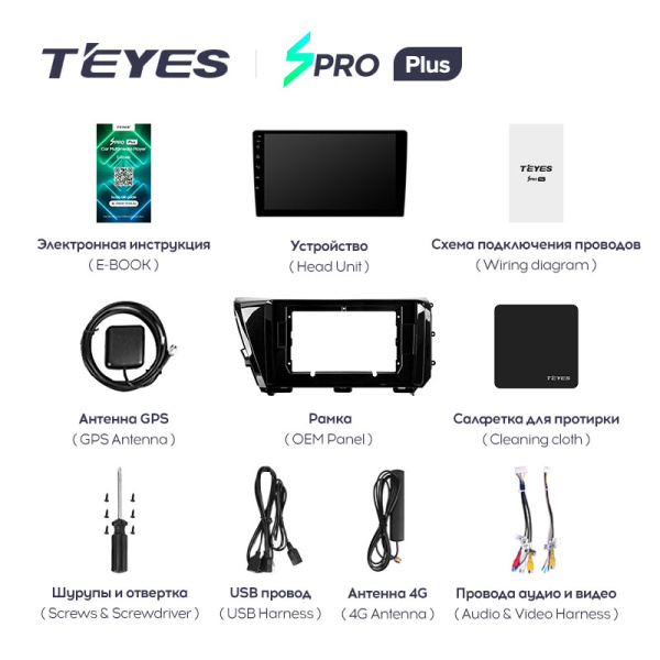 Штатная магнитола Teyes SPRO 4+32G для Toyota Camry 2017-2020 (Правый руль)