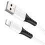 Кабель USB - Lightning 1м 2.4A HOCO X82 силикон.