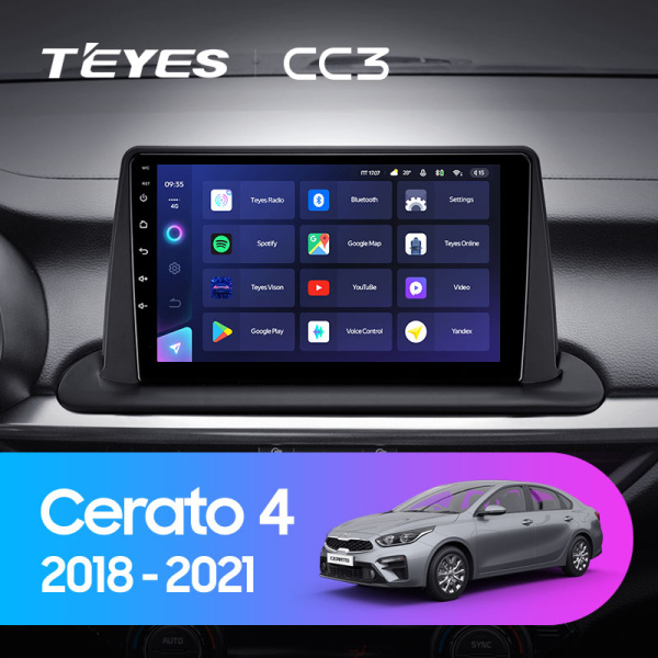 Штатная магнитола Teyes CC3L 3+32G для Kia Cerato 4 2018-2021 Штатная магнитола Teyes CC3L 3+32G для Kia Cerato 4 2018-2021