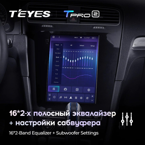Штатная магнитола Tesla style Teyes TPRO 2 Volkswagen Golf 7 2012-2020
