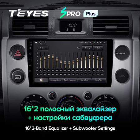 Штатная магнитола Teyes SPRO Plus 3/32 Toyota FJ Cruiser J15 (2006-2020)