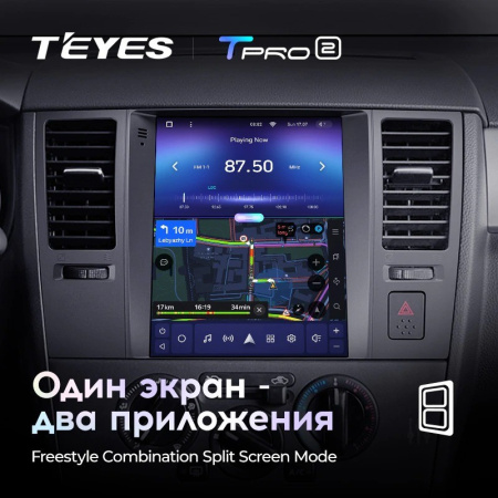 Штатная магнитола Tesla style Teyes TPRO 2 Nissan Tiida C11 2004-2013