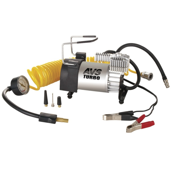 Компрессор автомобильный Turbo AVS KS 600 (60л/мин)