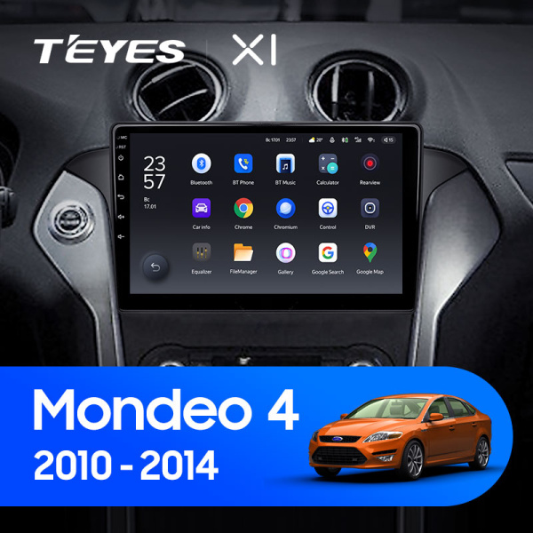Штатная магнитола Teyes X1 4G 2+32G для Mondeo 2010-2014