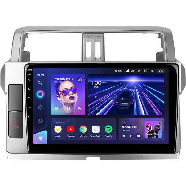 Штатная магнитола Teyes CC3 360 6/128 Toyota Land Cruiser Prado 150 (2013-2017)