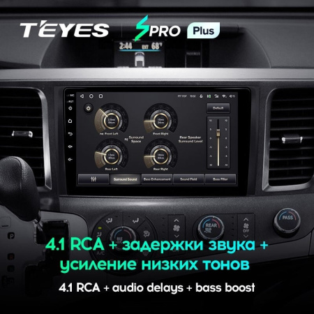 Штатная магнитола Teyes SPRO Plus 3/32 Toyota Sienna 3 XL30 (2010-2014)