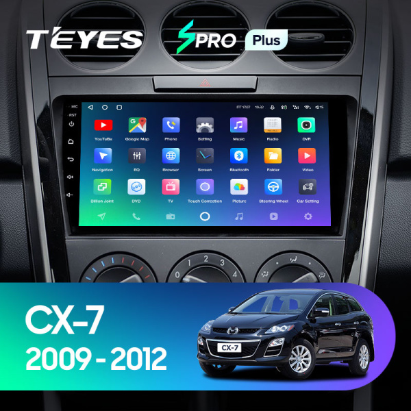 Штатная магнитола Teyes SPRO 3+32G для CX-7 2007-2015