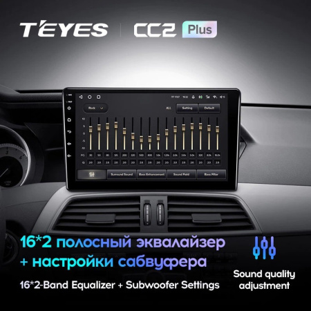 Штатная магнитола Teyes CC2 Plus 3/32 Mercedes-Benz C-Class W204 C204 S204 (2011-2015)