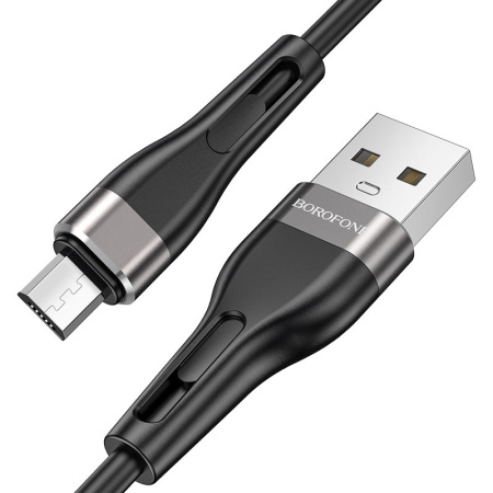 Кабель USB - micro USB 1м 2,4A BOROFONE BX46 силикон.
