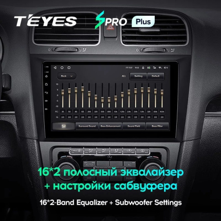 Штатная магнитола Teyes SPRO Plus 4/64 Volkswagen Golf 6 (2008-2016)