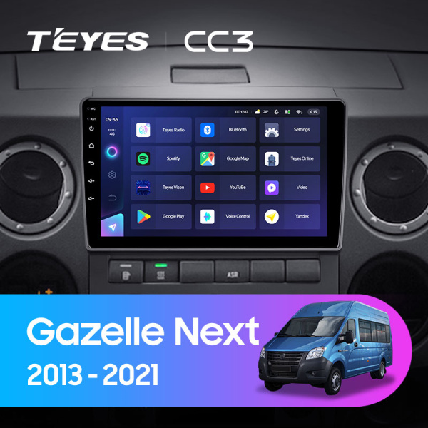 Штатная магнитола Teyes CC3L 4+32G для Gazelle Next 2013-2021 Штатная магнитола Teyes CC3L 4+32G для Gazelle Next 2013-2021