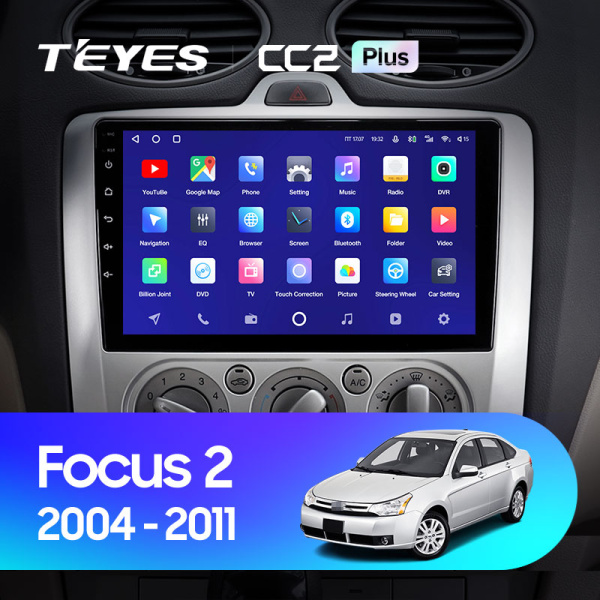 Штатная магнитола Teyes CC2 4+32G для Focus 2004-2011