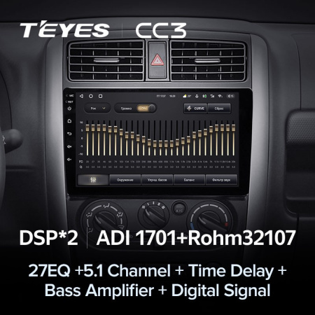 Штатная магнитола Teyes CC3 3/32 Suzuki Jimny 3 (2005-2019)