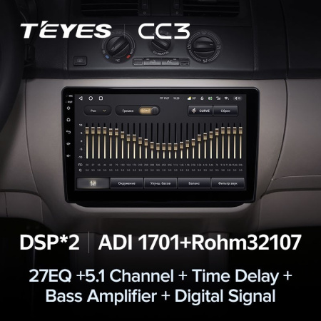 Штатная магнитола Teyes CC3 360 6/128 Skoda Fabia 2 (2007-2014)