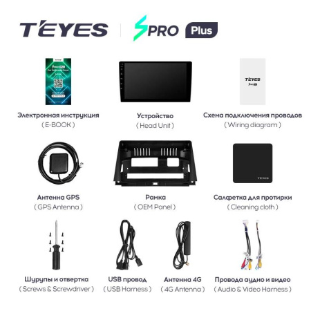 Штатная магнитола Teyes SPRO 4+32G для NX200 2014-2020