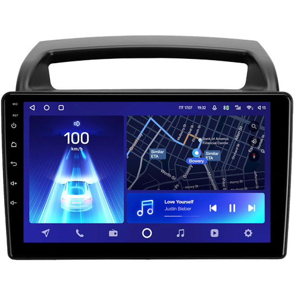 Штатная рамка (без дисплея) Teyes для  Kia Carnival VQ 2006-2014 (Для экрана 9")