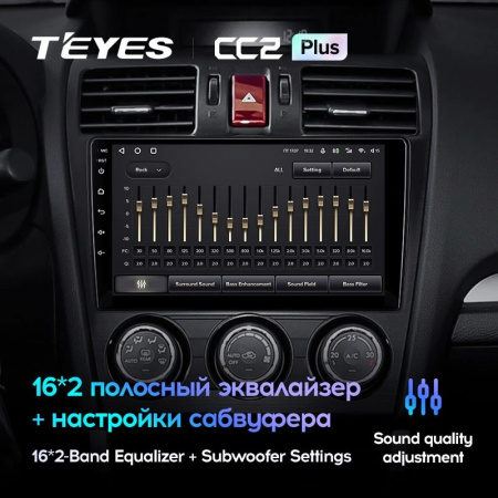 Штатная магнитола Teyes CC2 Plus 3/32 Subaru Forester 4 SJ (2012-2015)