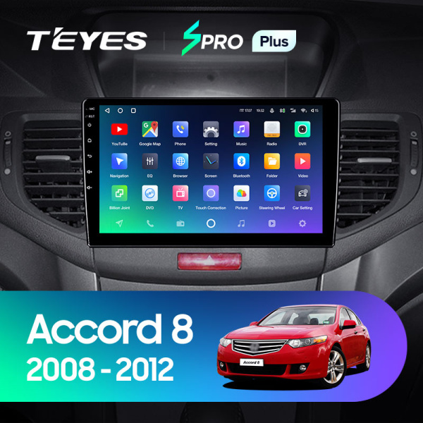 Штатная магнитола Teyes SPRO 3+32G для Accord 2008-2012