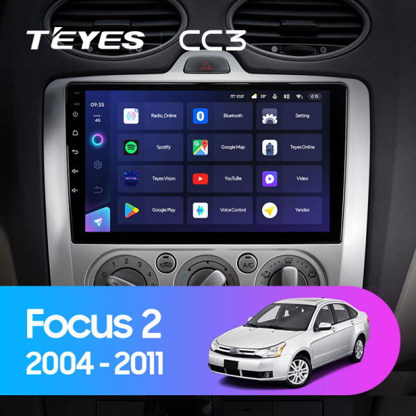 Штатная магнитола Teyes CC3L 4+32G для Focus 2004-2011 Штатная магнитола Teyes CC3L 4+32G для Focus 2004-2011