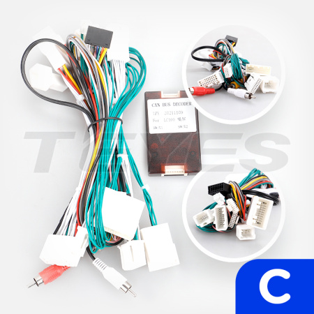 Штатная рамка (без дисплея) Teyes для  Toyota Land Cruiser LC 100  (B)  (C)  2002-2007 / Lexus LX470 J100 2 II  (C)  2002-2007 (Для экрана 10.2")