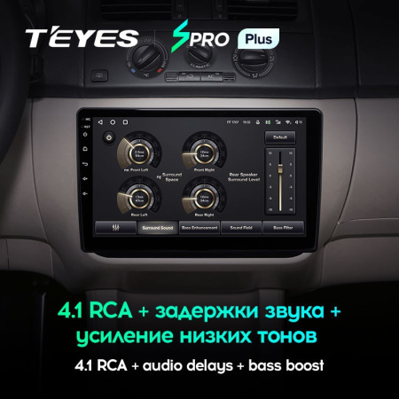 Штатная магнитола Teyes SPRO Plus 6/128 Skoda Fabia 2 (2007-2014)