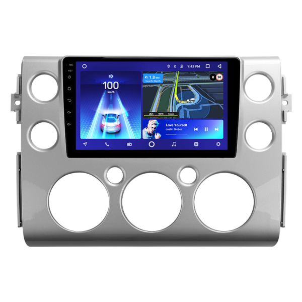 Штатная рамка (без дисплея) Teyes для  Toyota FJ Cruiser J15 2006-2020 (Для экрана 9")