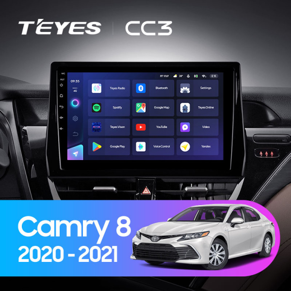Штатная магнитола Teyes CC3L 3+32G для Toyota Camry 2021-2023 (Правый руль) Штатная магнитола Teyes CC3L 3+32G для Toyota Camry 2021-2023 (Правый руль)