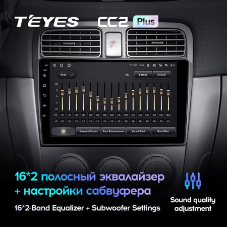Штатная магнитола Teyes CC2 Plus 3/32 Subaru Forester SG (2002-2008)