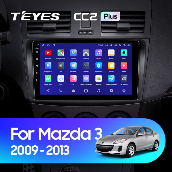 Штатная магнитола Teyes CC2 4+32G для Mazda3 2009-2013