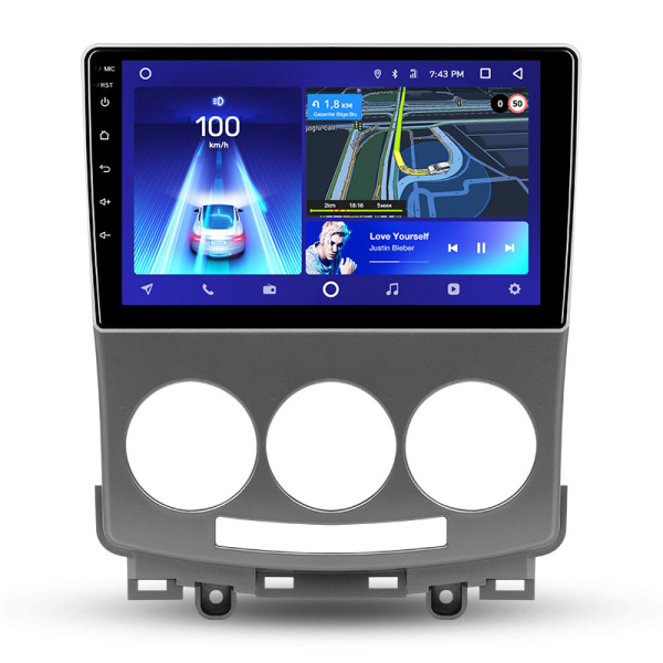 Штатная рамка (без дисплея) Teyes для  Mazda 5 2 CR 2005-2010 (Для экрана 9")