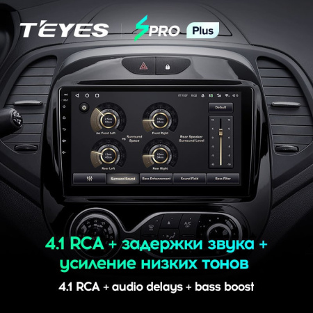 Штатная магнитола Teyes SPRO Plus 4/64 Renault Kaptur (2016-2019) Тип-B