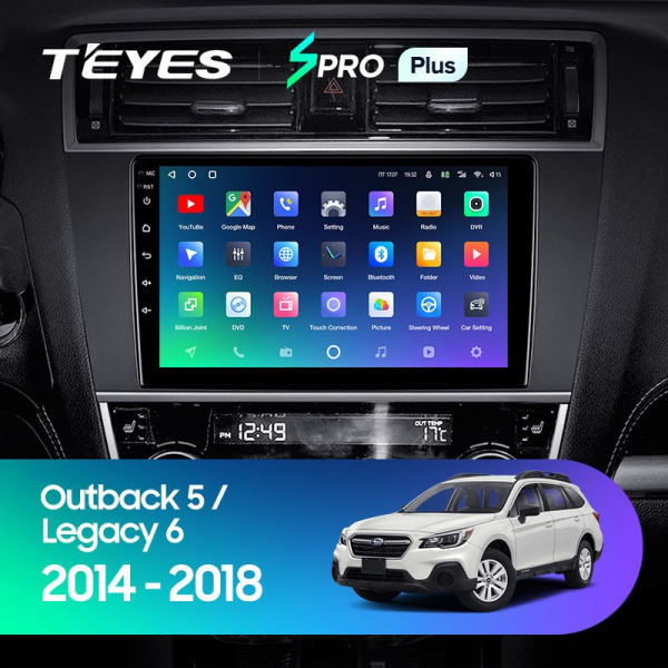 Штатная магнитола Teyes SPRO Plus 3/32 Subaru Legacy 6 (2014-2017)