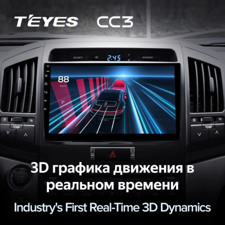 Штатная магнитола Teyes CC3 360 6/128 Toyota Land Cruiser 11 200 (2007-2015)