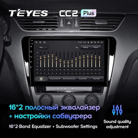 Штатная магнитола Teyes CC2 Plus 6/128 Skoda Octavia 3 A7 (2013-2018)