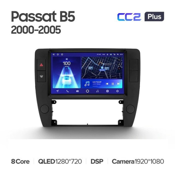 Штатная магнитола Teyes CC2 Plus 6/128 Volkswagen Passat B5 (2000-2005)