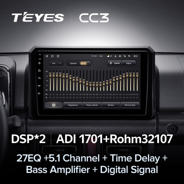 Штатная магнитола Teyes CC3 6/128 Suzuki Jimny JB64 (2018-2020)