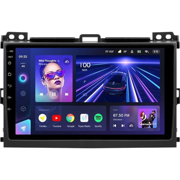 Штатная магнитола Teyes CC3 360 6/128 Toyota Land Cruiser Prado J120 (2004-2009)