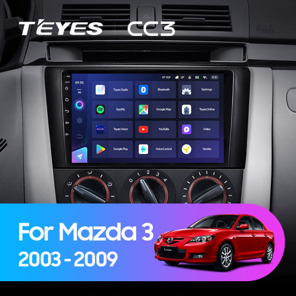 Штатная магнитола Teyes CC3L 4+32G для Mazda3 2003-2009 Штатная магнитола Teyes CC3L 4+32G для Mazda3 2003-2009