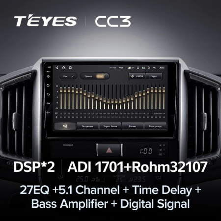 Штатная магнитола Teyes CC3 6/128 Toyota Land Cruiser 200 (2015-2018)