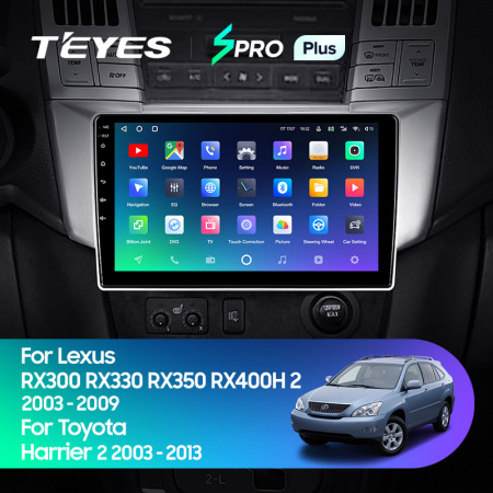 Штатная магнитола Teyes SPRO 3+32G для RX330 2003-2009
