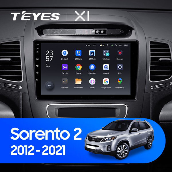 Штатная магнитола Teyes X1 4G 2+32G для Sorento 2 2012-2021