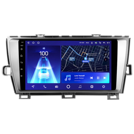 Штатная рамка (без дисплея) Teyes для  Toyota Prius XW30 2009-2015 (Для экрана 9")